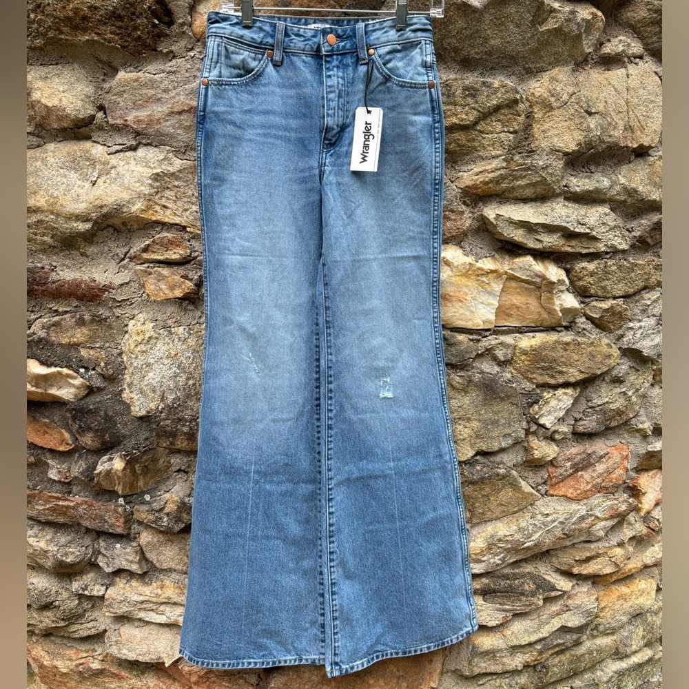 Wrangler Women's Blue Flare Jeans